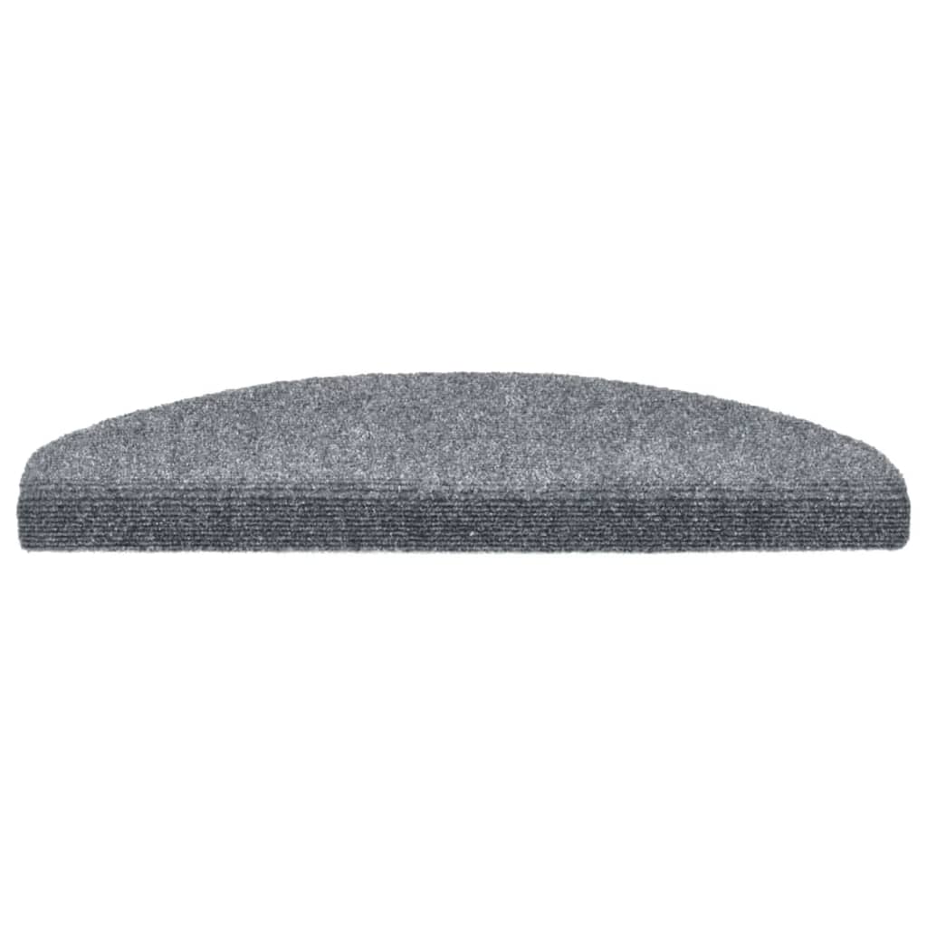 Stufenmatten Selbstklebend 15 Stk. 56x17x3 cm Hellbraun Halbrund