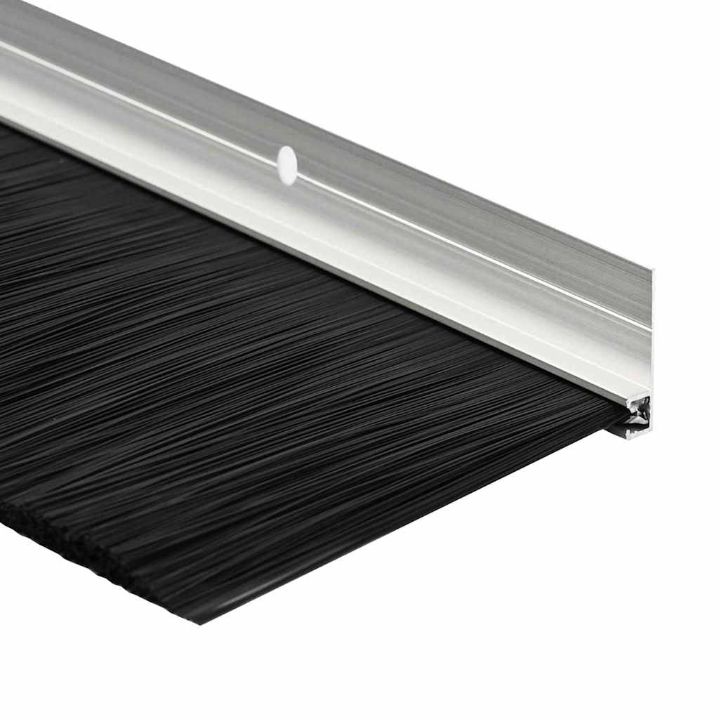 Aufsteck Türbürstendichtungen 2 pcs Braun 100 cm