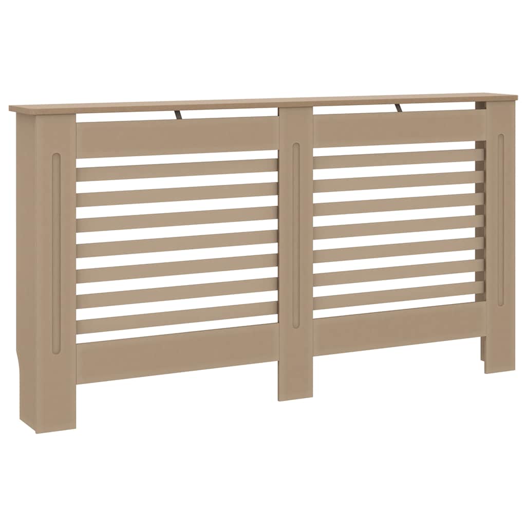 Heizkörperabdeckung Weiß 112×19×81,5 cm MDF