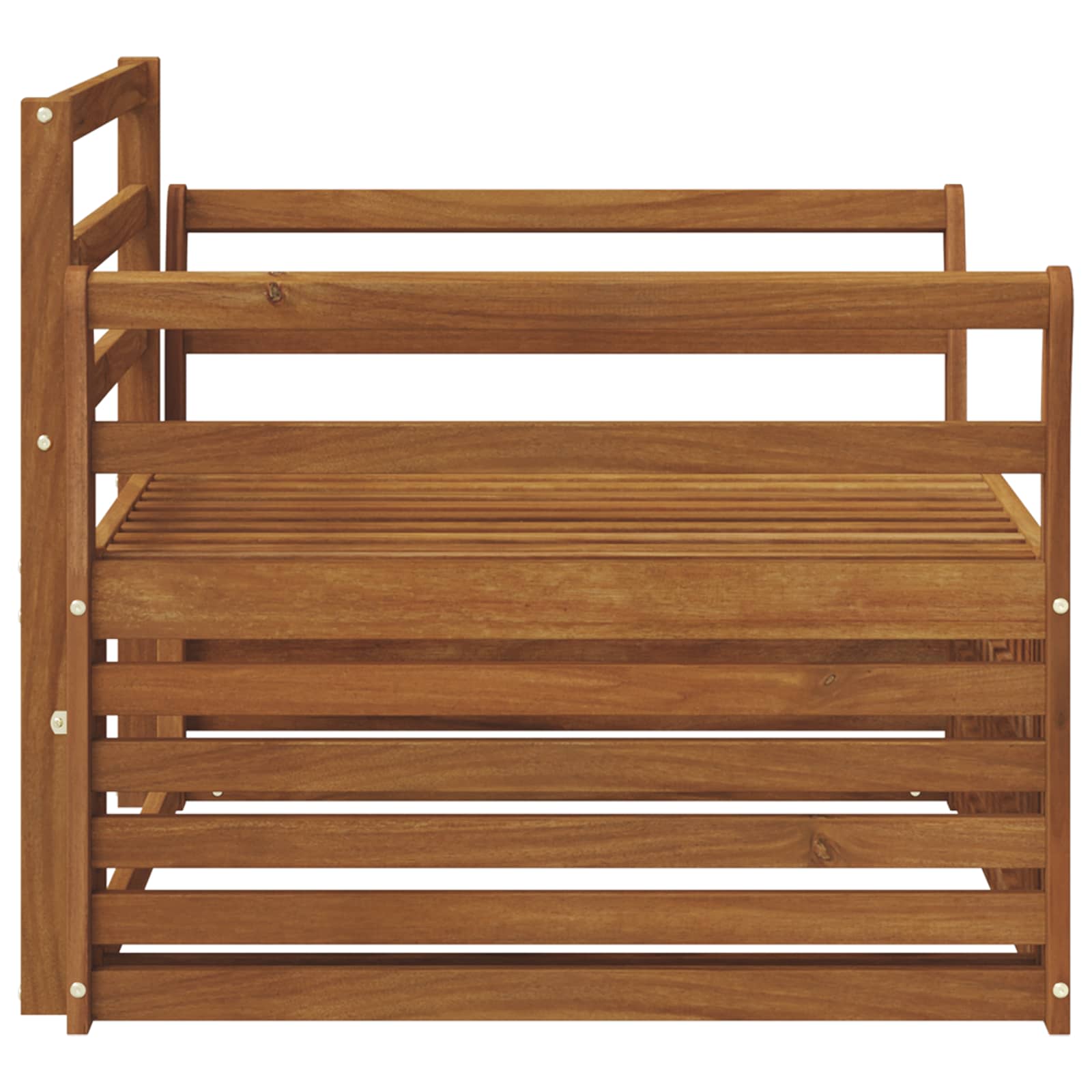 2 Stück Outdoor-Sofa Natur
