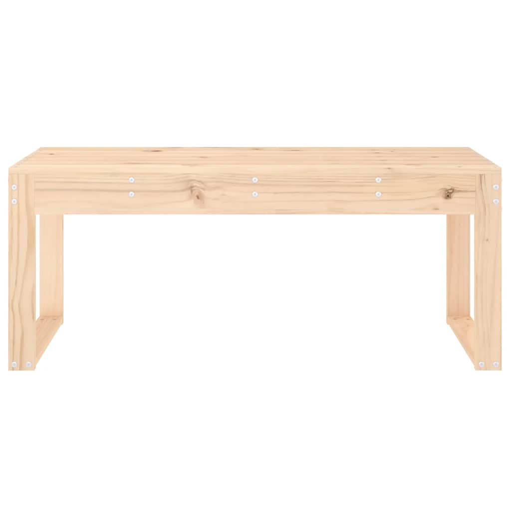 Gartenbank 80x38x45 cm Massivholz Kiefer