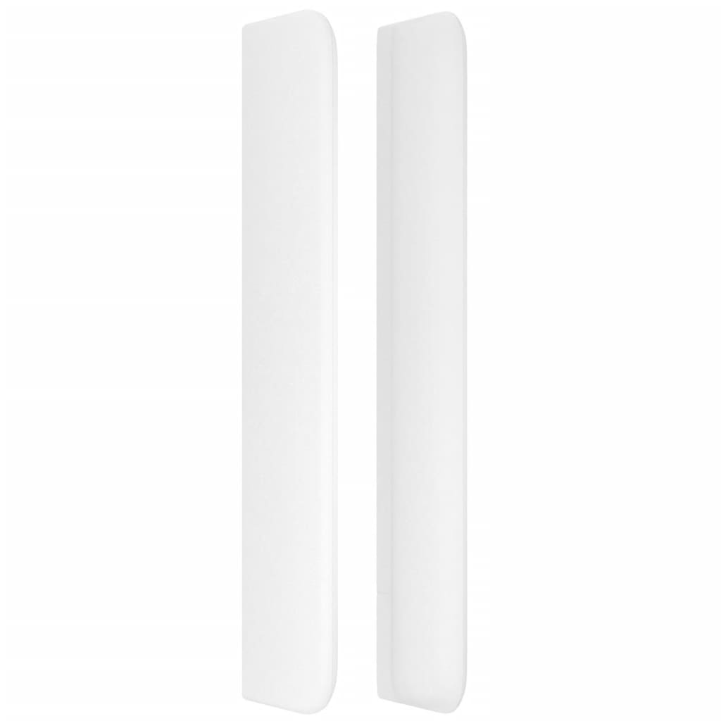 Kopfteil mit Ohren Creme 83x16x78/88 cm Kunstleder
