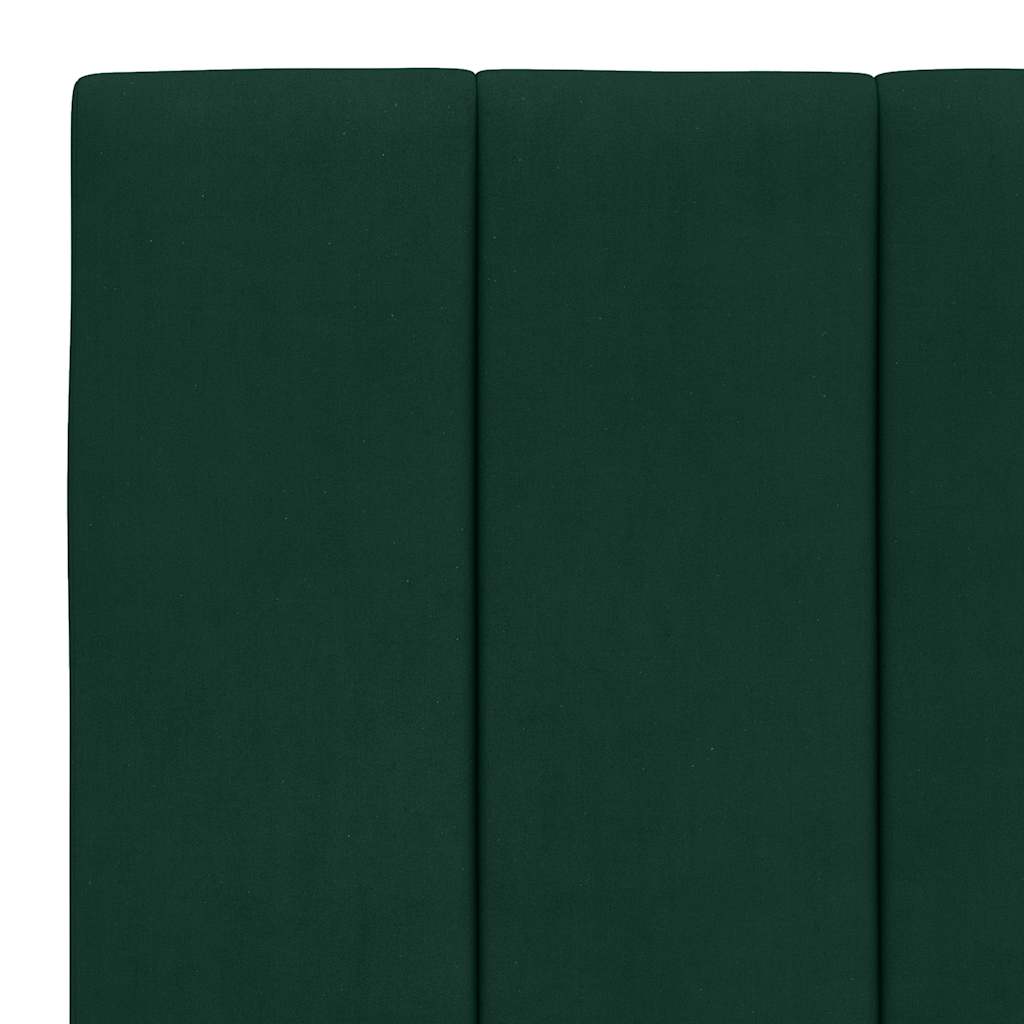 Bett mit Matratze "Hanko" Hellgrau 80x200 cm Samt