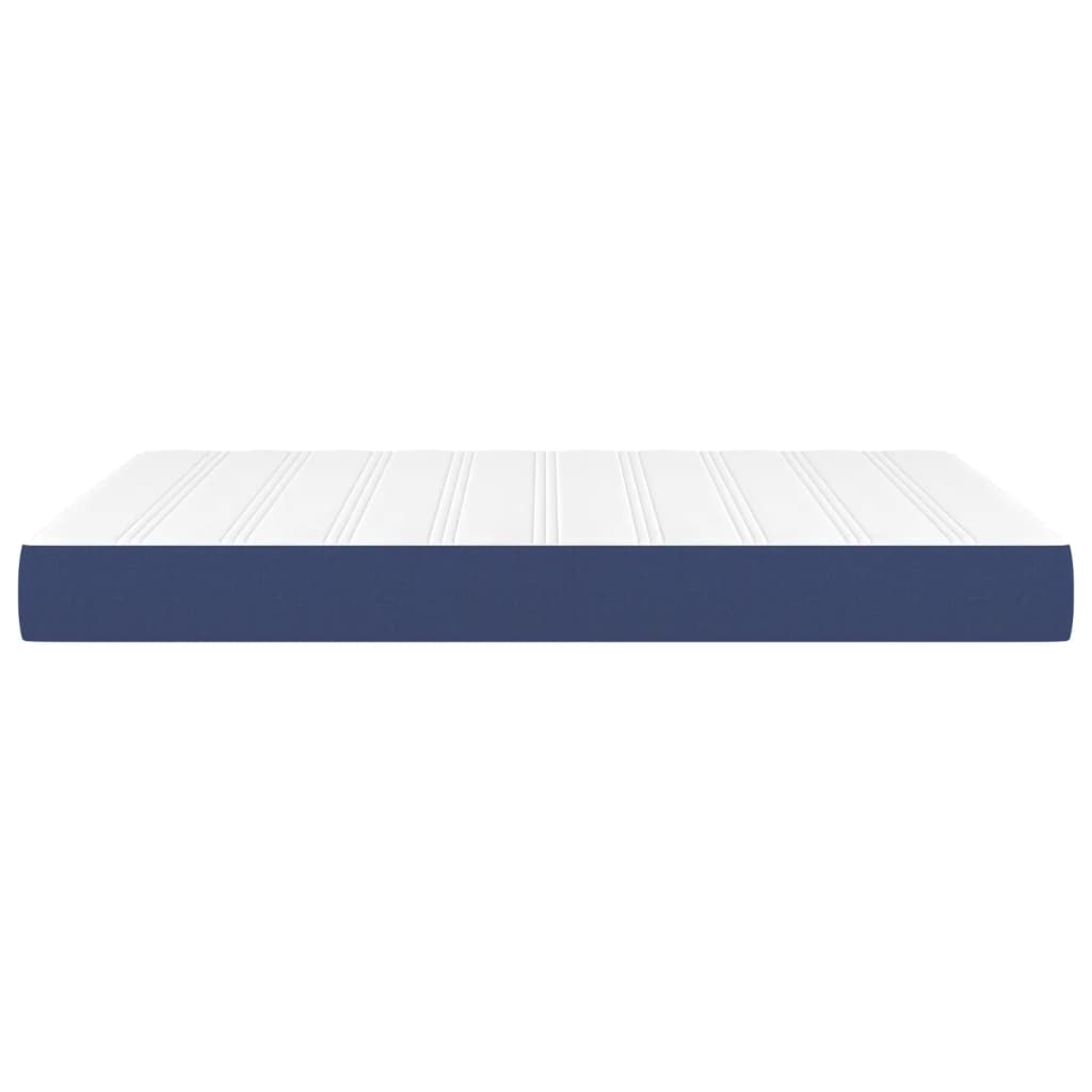 Taschenfederkernmatratze Mittel Hellgrau 80x200x20 cm Stoff