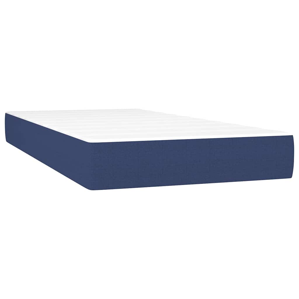 Taschenfederkernmatratze Mittel Hellgrau 80x200x20 cm Stoff