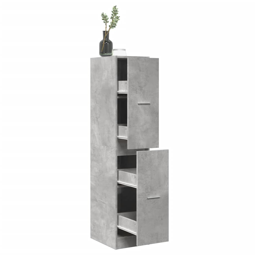 Apothekerschrank Weiß 30 x 41 x 174,5 cm Holzwerkstoff