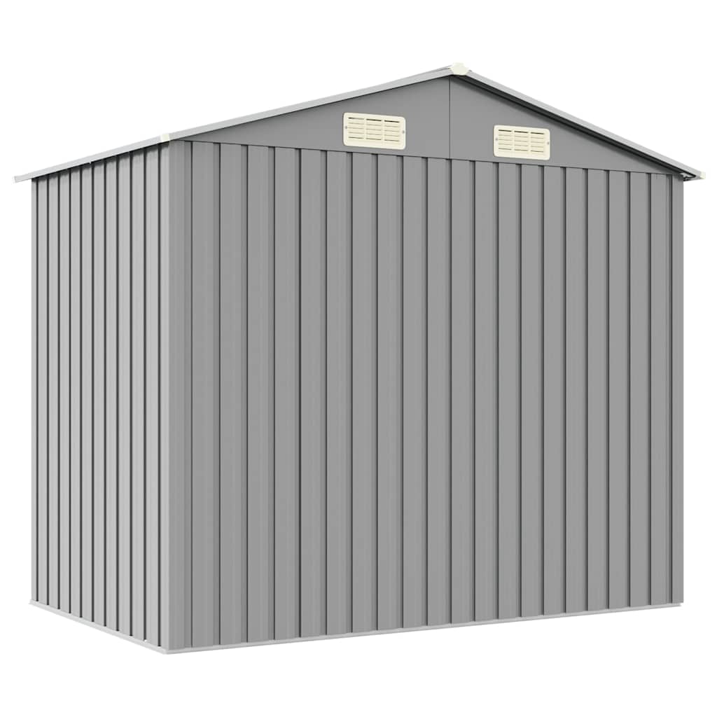 Gerätehaus Grün 205x129x183 cm Verzinkter Stahl