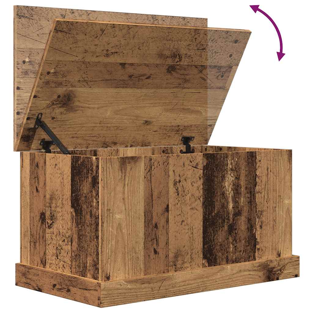 Aufbewahrungsbox Weiß 50 x 30 x 28 cm Holzwerkstoff