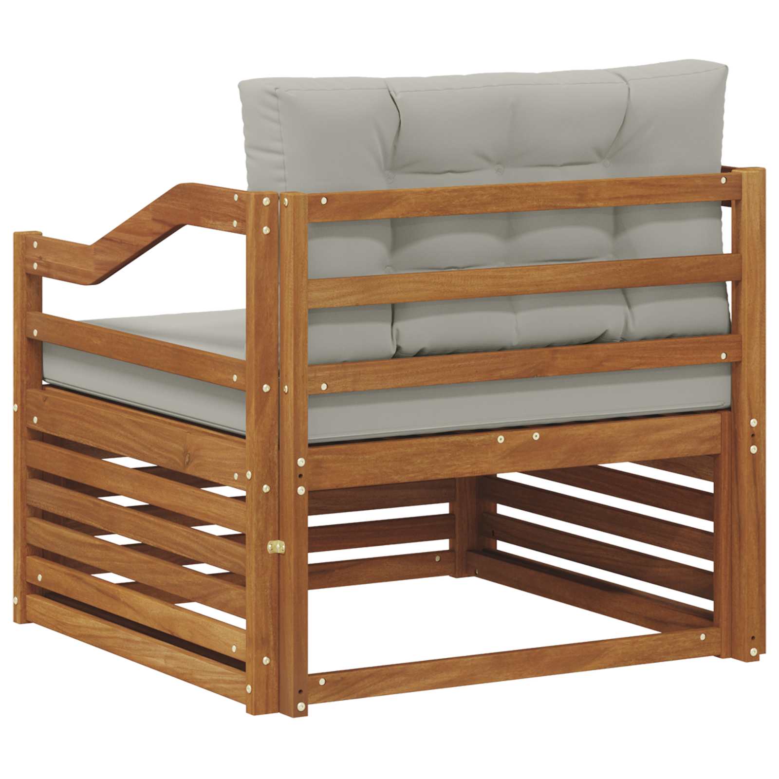 2 Stück Outdoor-Sofa Natur