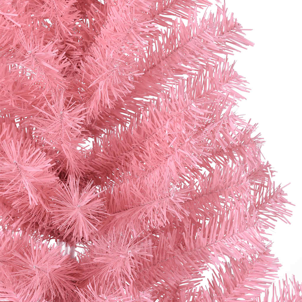 Künstlicher Halb-Weihnachtsbaum mit Ständer Grün 150 cm PVC