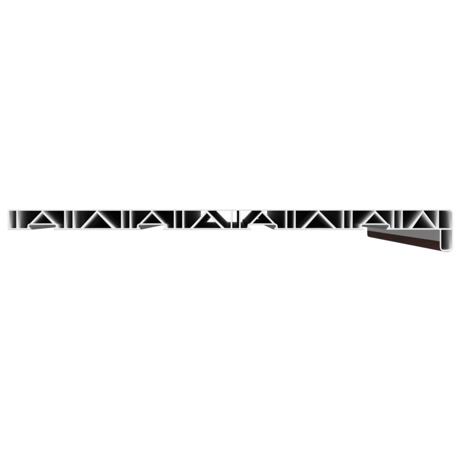 Fensterbank Weiß 60 x 10 x 4,5 cm PVC