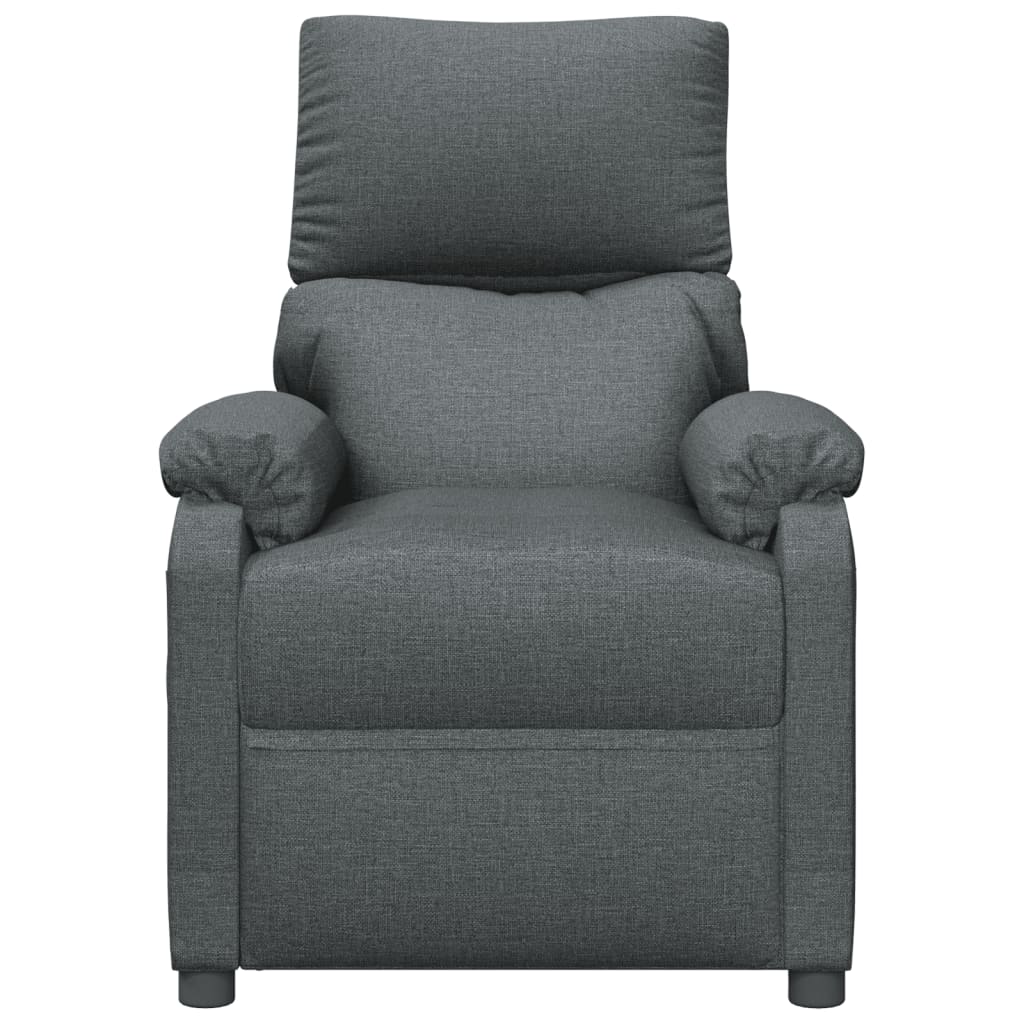 Massagesessel Elektrisch Schwarz Stoff
