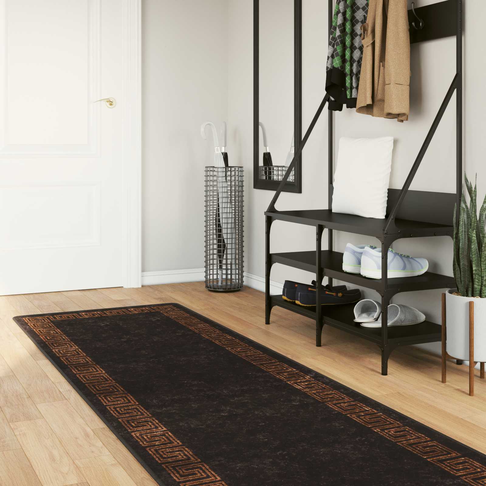 Teppich Waschbar Mehrfarbig 160x230 cm