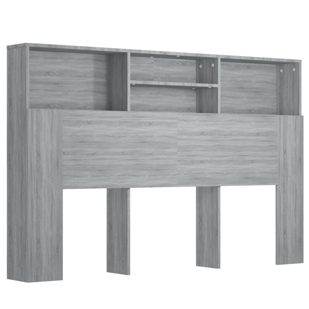 Bett-Kopfteil mit Ablagen Weiß 100x19x103,5 cm