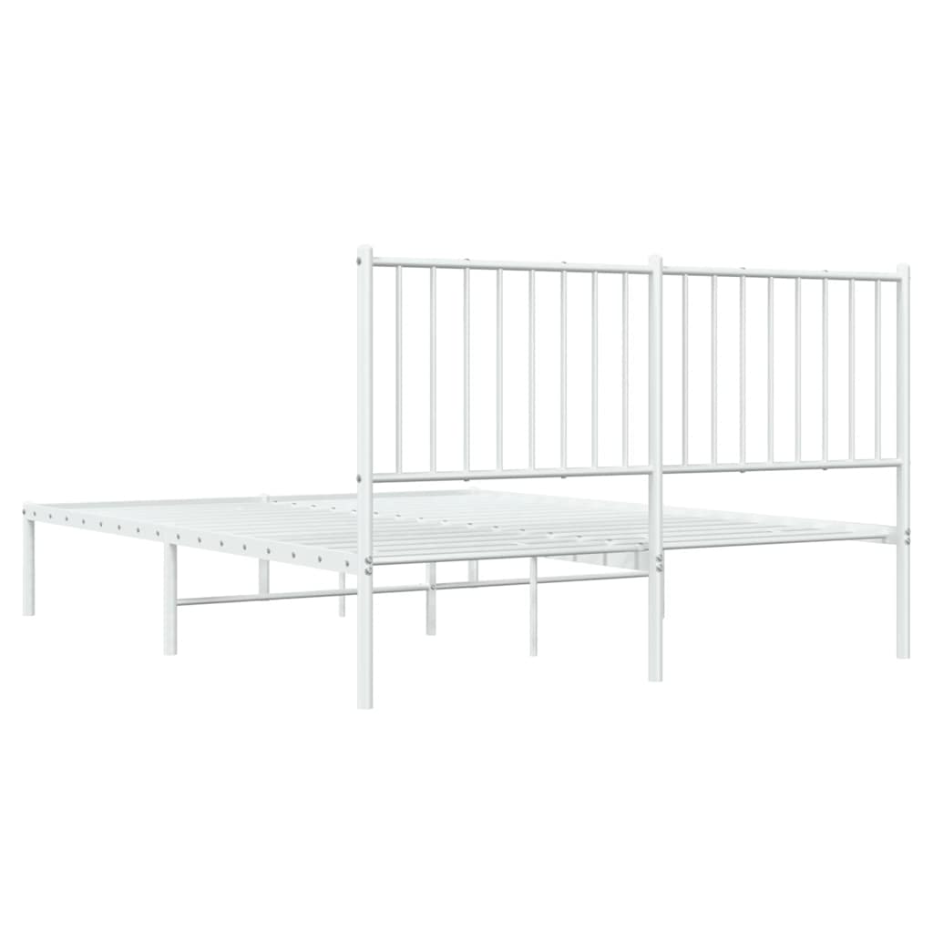 Bettgestell Metall Schwarz 75x190 cm
