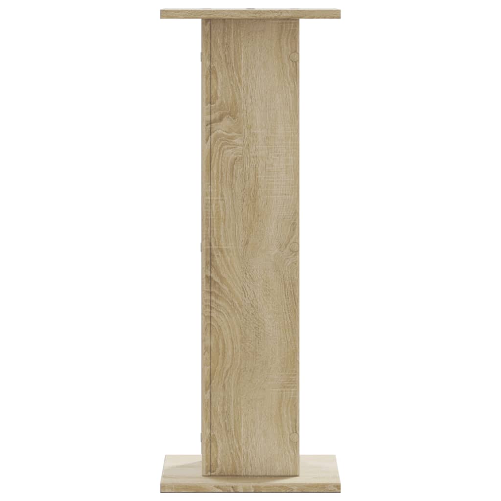 Pflanzenständer 2 Stk. Weiß 30x30x40 cm Holzwerkstoff