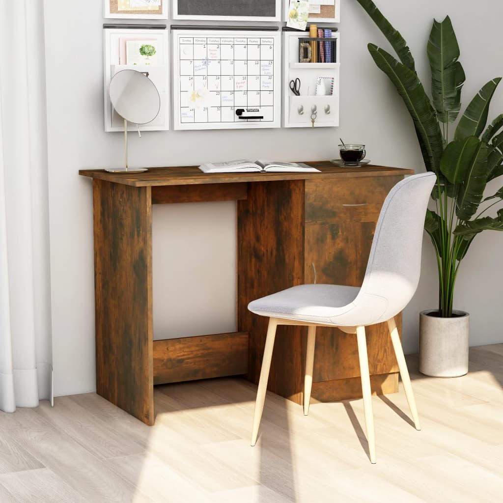 Schreibtisch Weiß 100×50×76 cm Holzwerkstoff