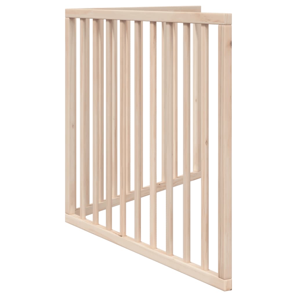 Hundegitter Faltbar 3 Paneele 150 cm Pappelholz