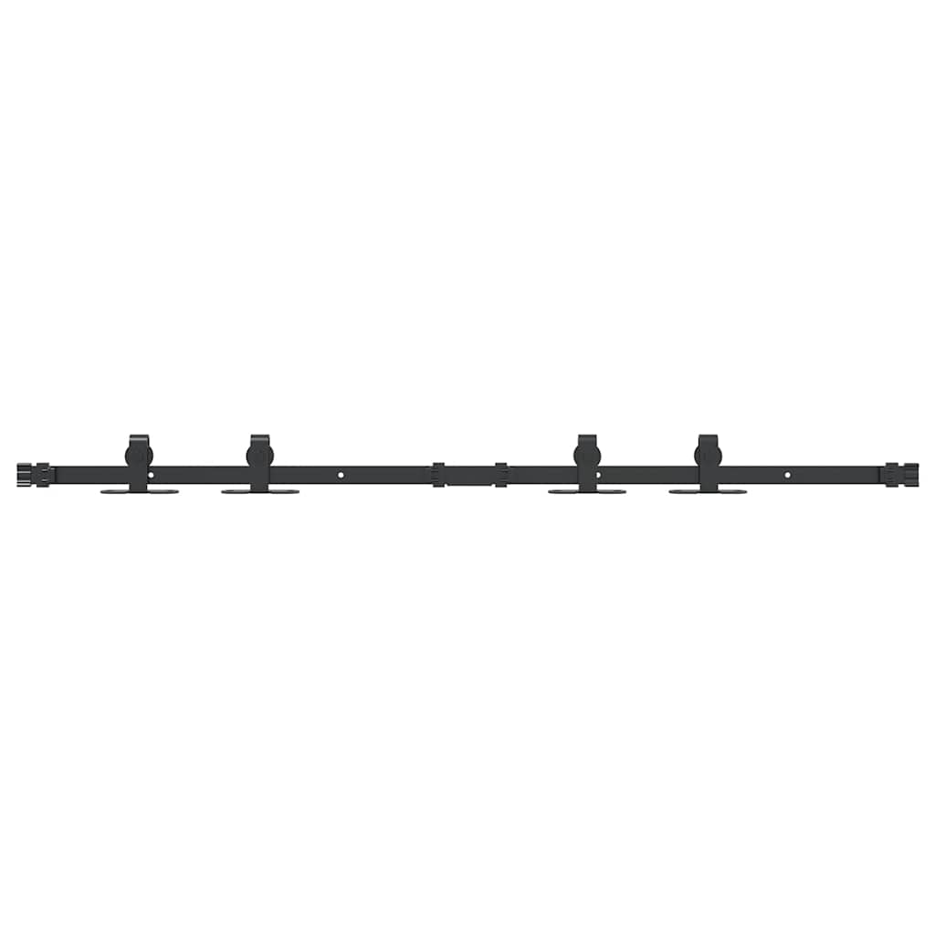 Schiebetürbeschlag Set für Schranktüren 91 cm Karbonstahl