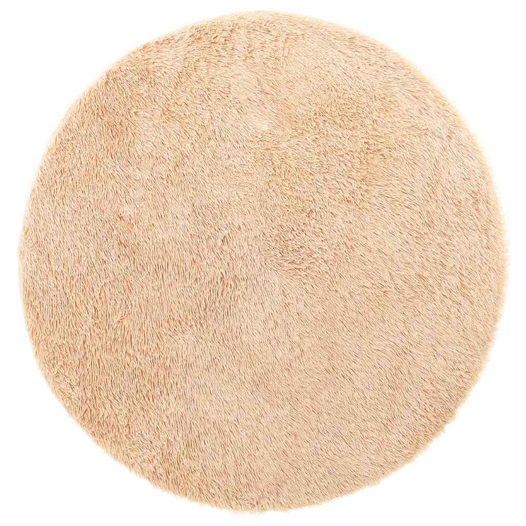 Teppich Shaggy Hochflor NAVARRA Beige 60x100 cm Polyester