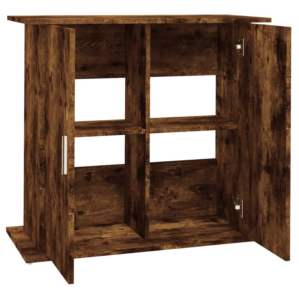 Aquariumständer Weiß 81x36x73 cm Holzwerkstoff