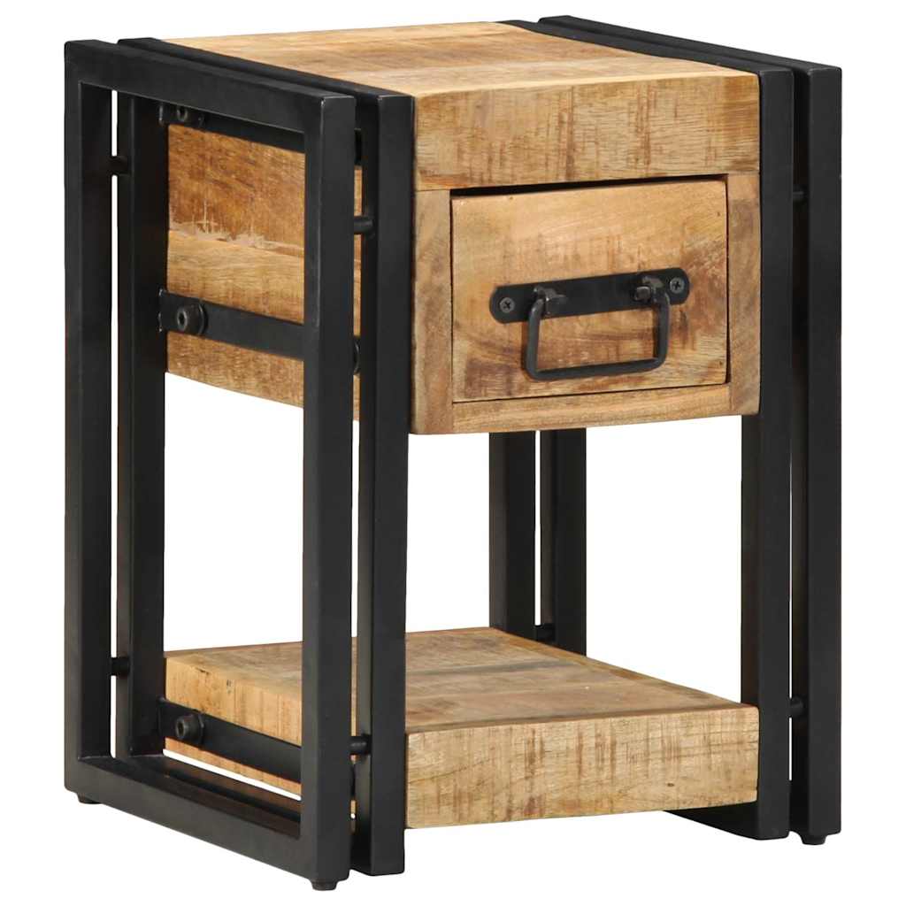 Nachttisch 40 x 35 x 50 cm Massives upgecyceltes Holz