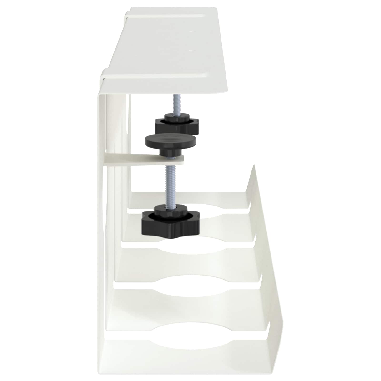 Unter dem Schreibtisch Kabelmanagement Tray 2 Stk. Anthrazit