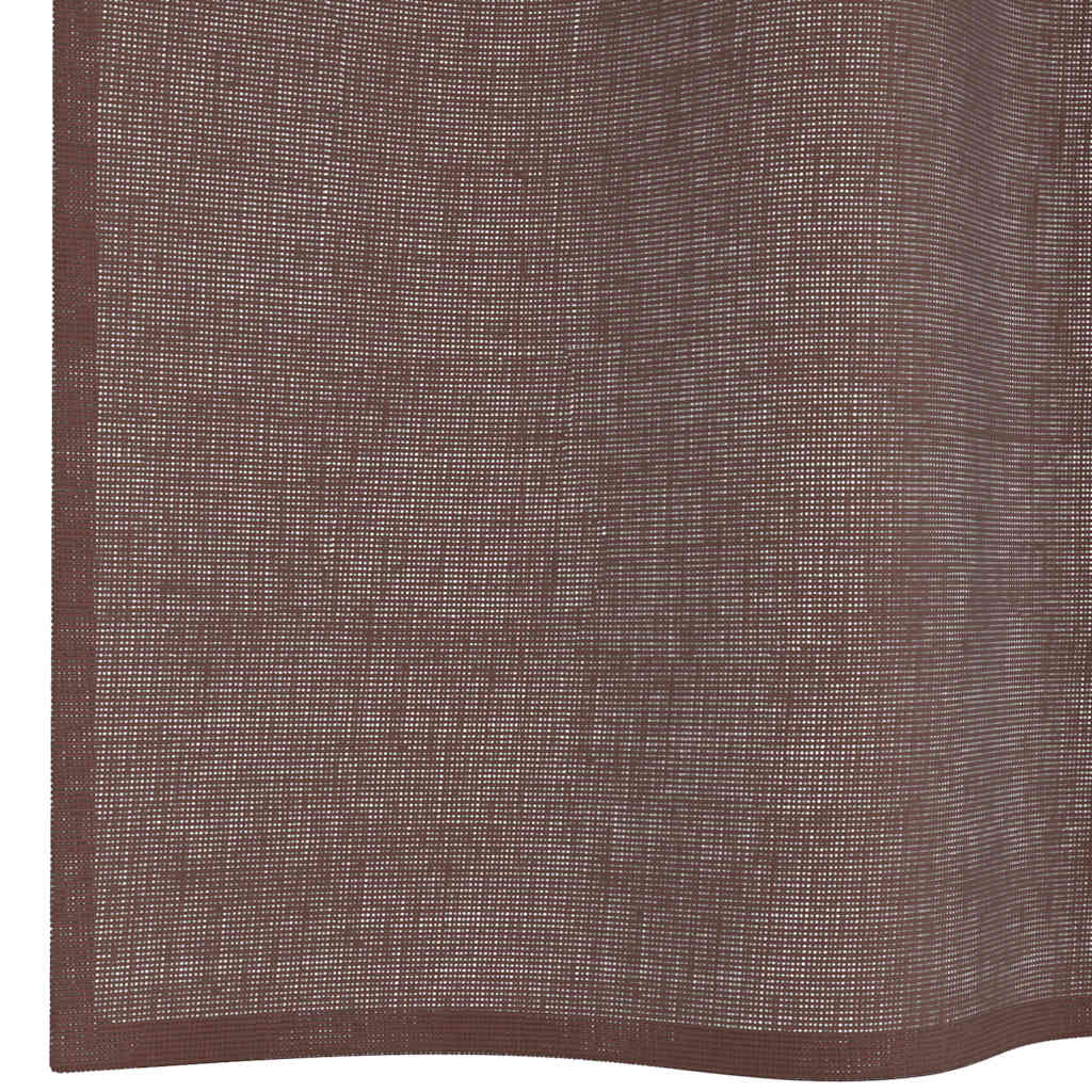 Voile Vorhänge mit Ösen 2 Stk. Apfelgrün 140x140 cm