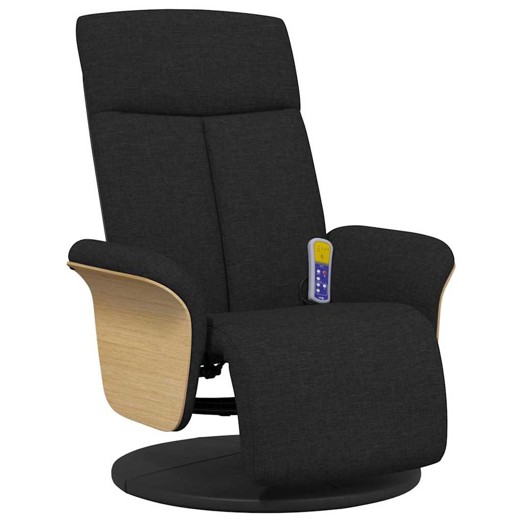 Massage Relaxsessel Schwarz 79 x 87 x 104,5 cm Stoff