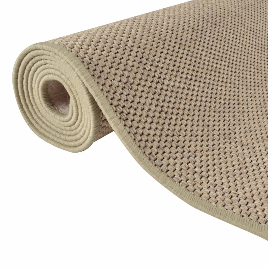 Teppichläufer Sisal-Optik Platina 50x100 cm
