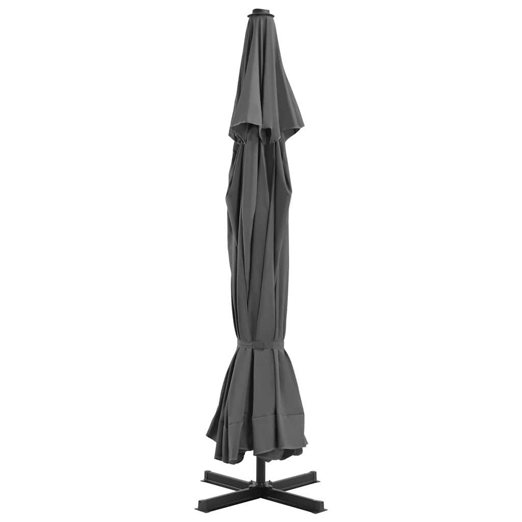 Sonnenschirm Weiß Aluminium 500 cm