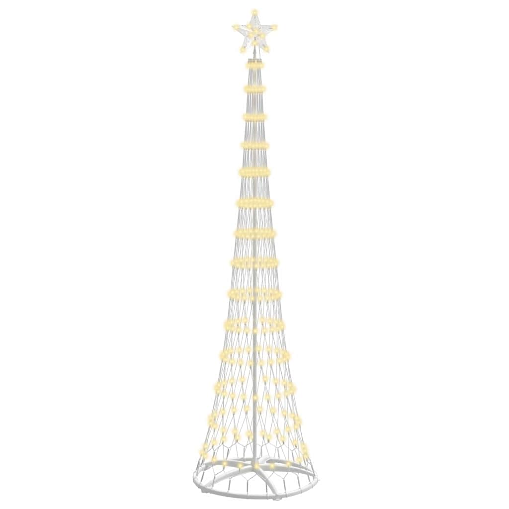 LED-Weihnachtsbaum Warmes Weiß 51 x 51 x 190 cm Metall