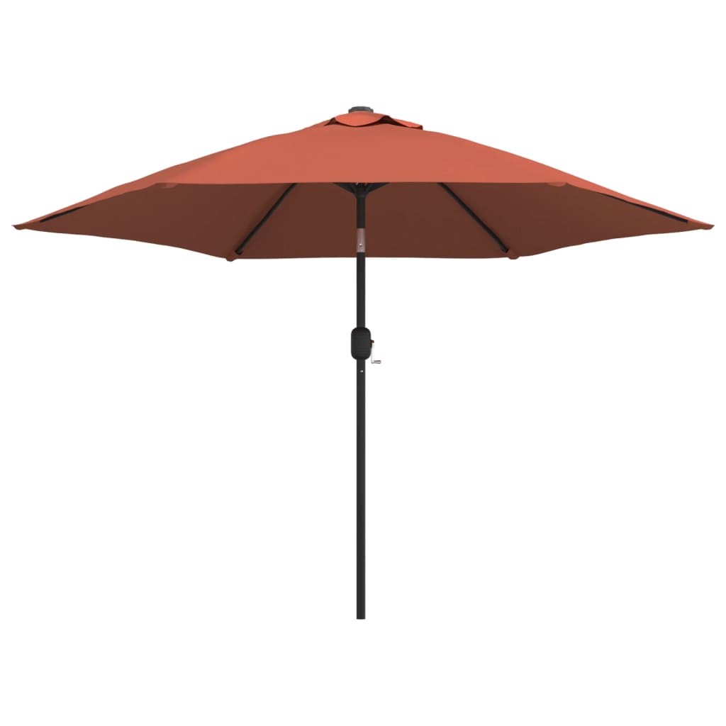 Sonnenschirm mit Metall-Mast 300 cm Bordeauxrot