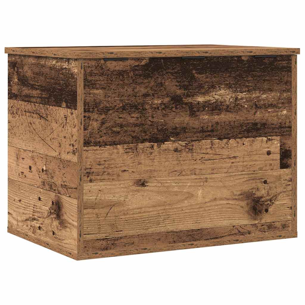 Aufbewahrungstruhe Weiß 84x42x46 cm Holzwerkstoff