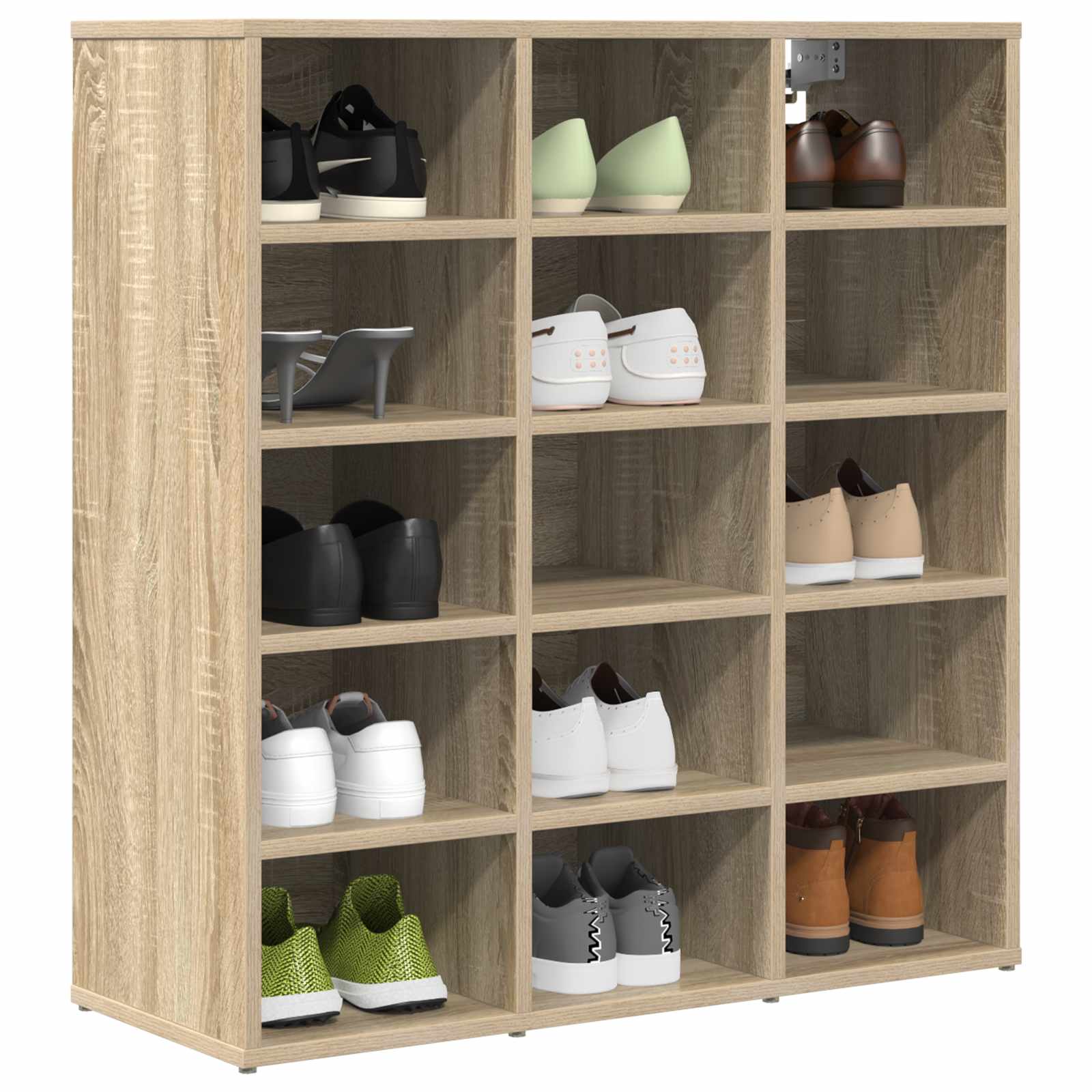 Schuhregale 2 Stk. Weiß 52,5x30x50 cm