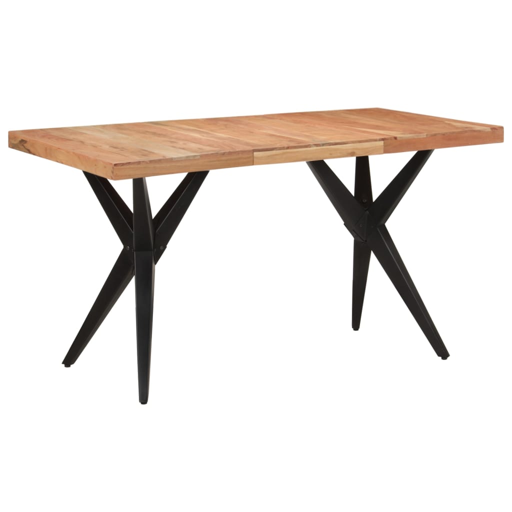 Esstisch 160x80x76 cm Massivholz Akazie