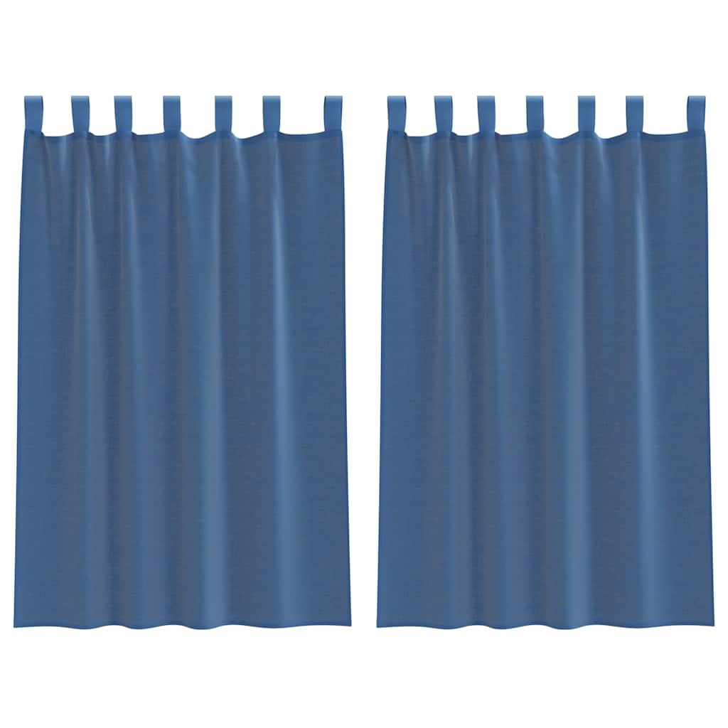 Voile Vorhänge mit Ösen 2 Stk. Apfelgrün 140x140 cm