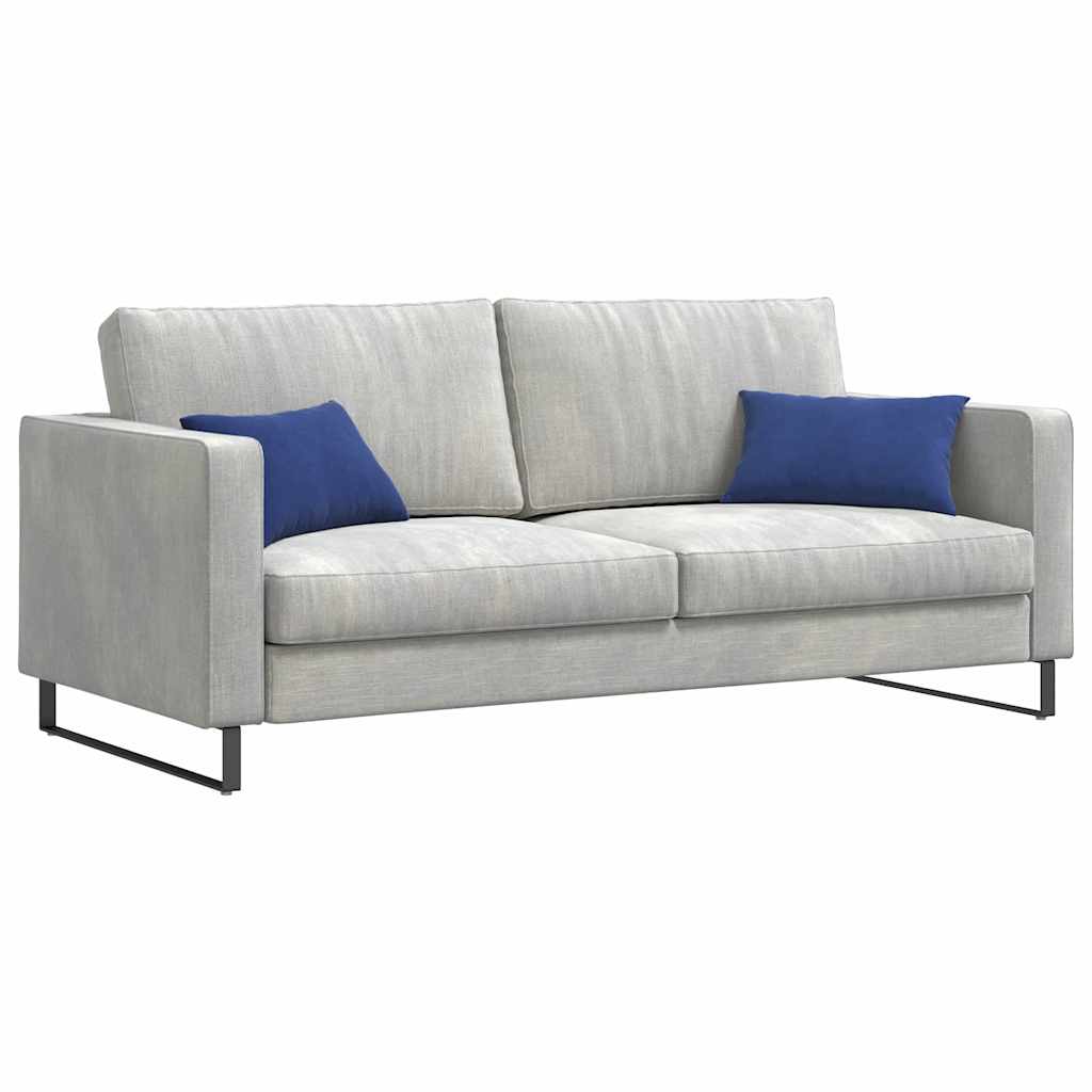 Sofakissen 2 Stück Blau 50 x 30 cm Cordstoff