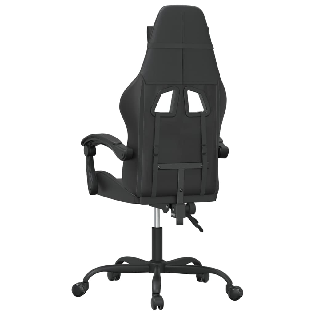 Gaming-Stuhl Drehbar Schwarz und Rot Kunstleder