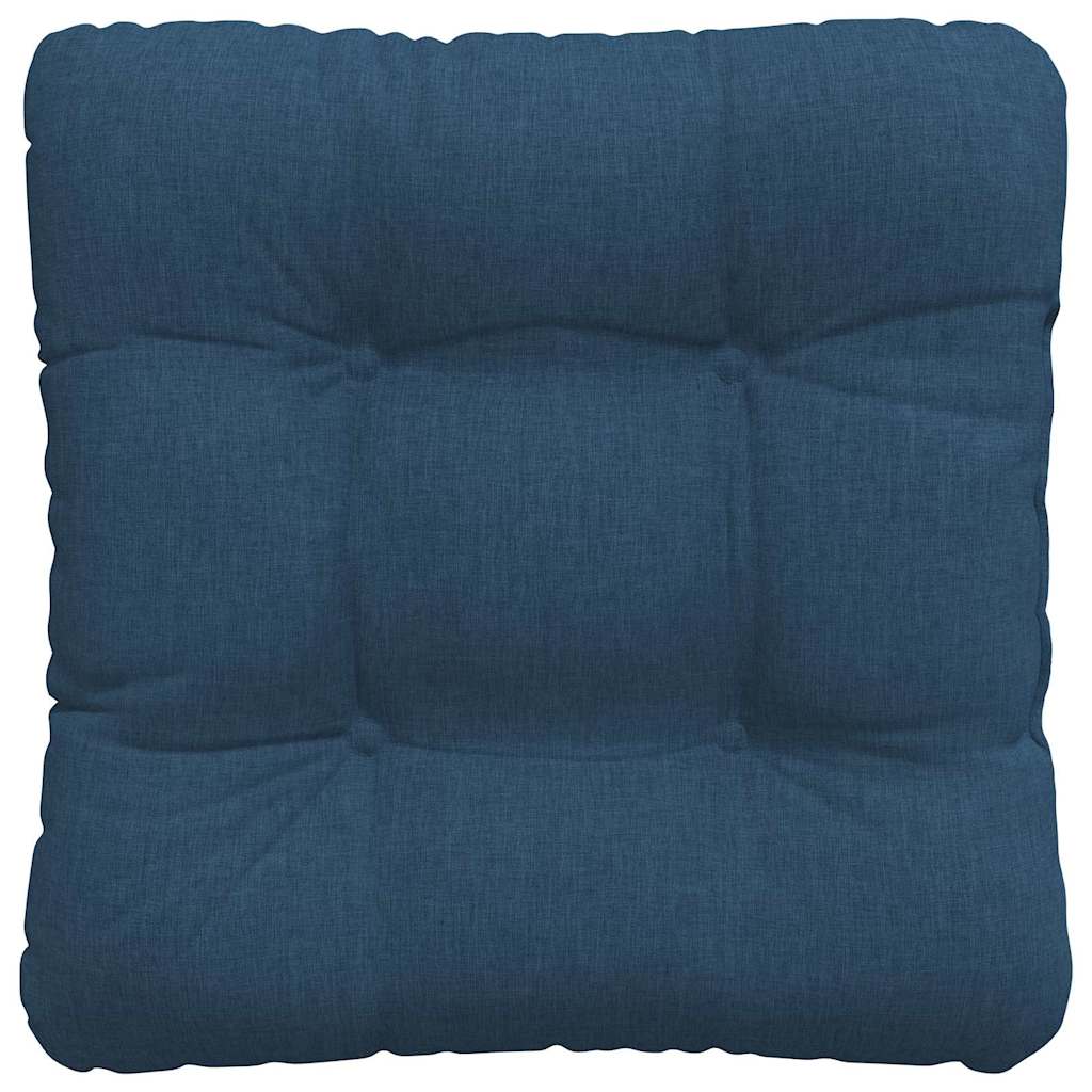 Sitzkissen 4 pcs Hellgrau 40 x 40 x 12 cm Stoff