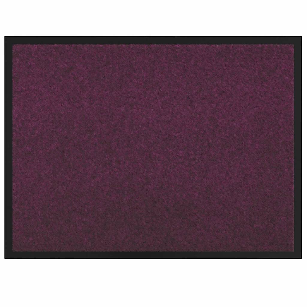 Fußmatte Anthrazit 60 x 40 x 1,2 cm Teddystoff
