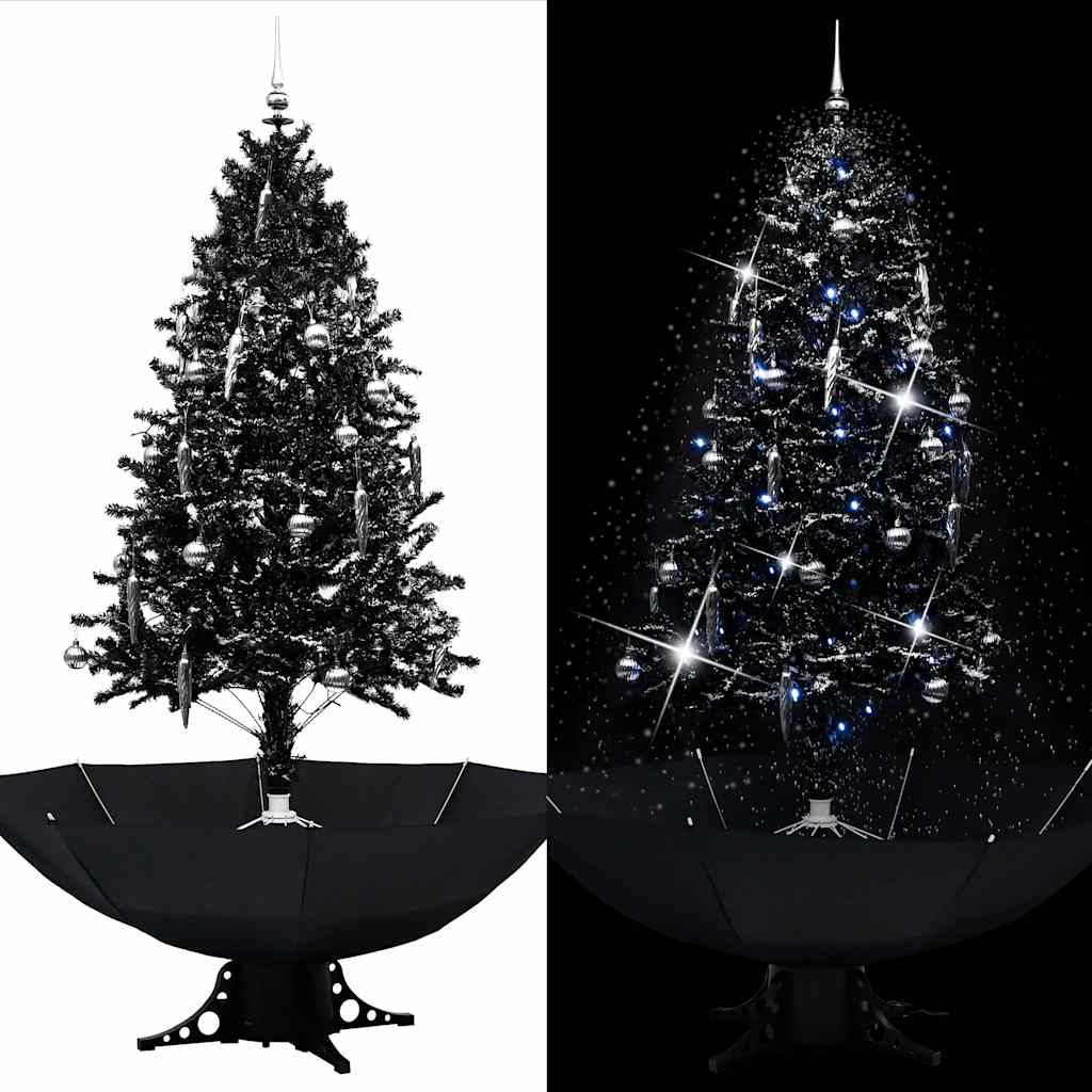 Schneiender Weihnachtsbaum mit Schirmfuß Grün 75 cm