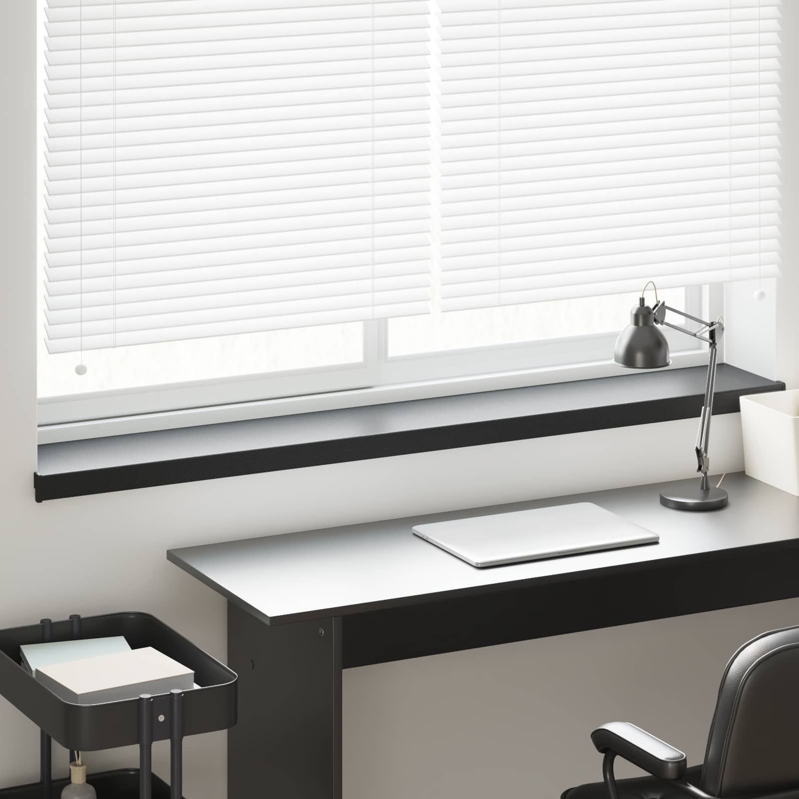Fensterbank Weiß 60 x 10 x 4,5 cm PVC