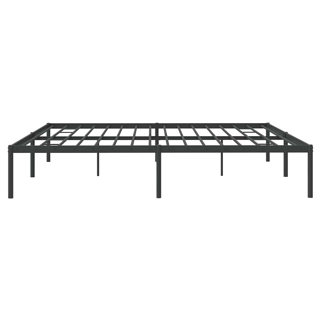 Bettgestell Metall Schwarz 75x190 cm