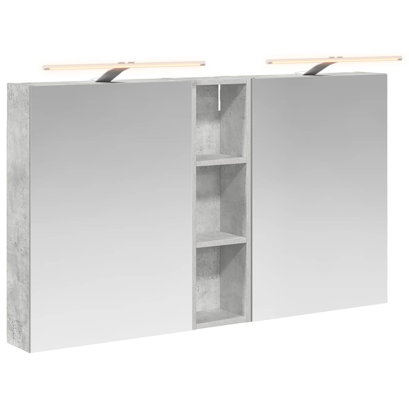 Badezimmerschrank-Set 3 pcs 80 x 10,5 x 50 cm Holzwerkstoff