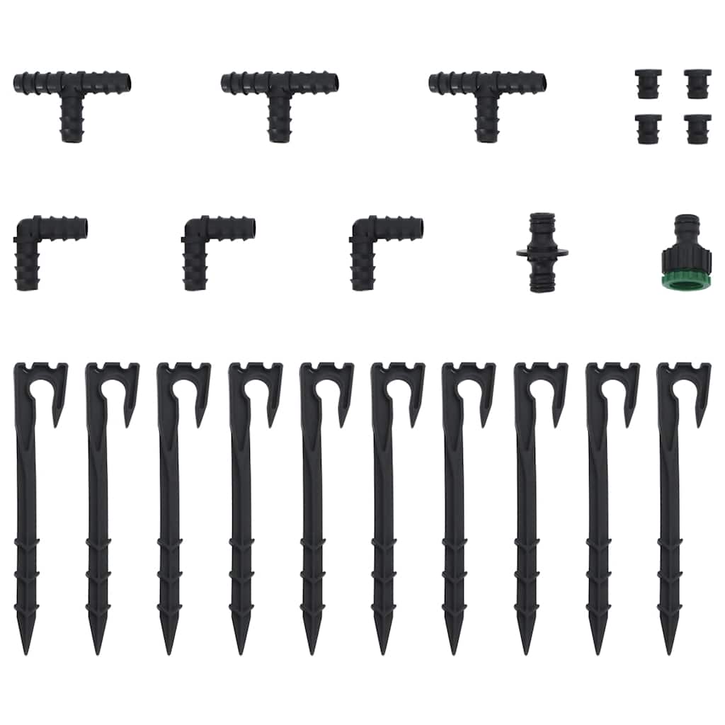 Tropfschlauch Schwarz 0,6" 10 m Gummi