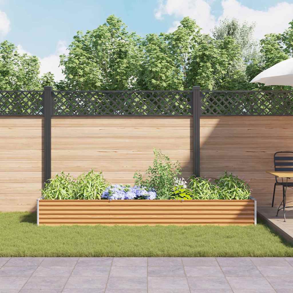 Garten-Hochbeet 100 x 50 x 36 cm Cortenstahl