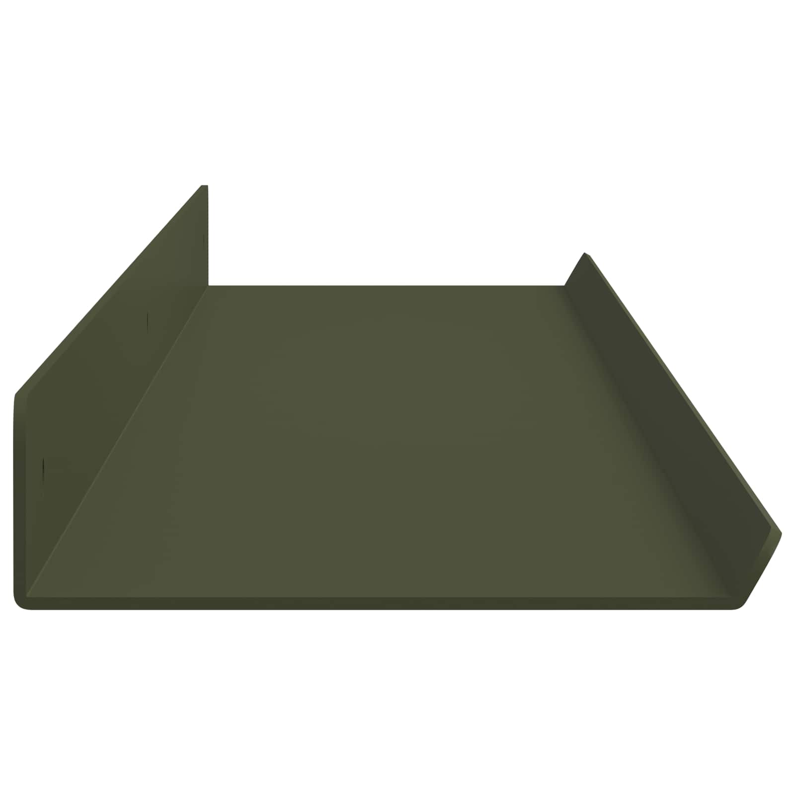 Schwebendes Regal 3 pcs Schwarz 40 x 9 x 2,5 cm Stahl