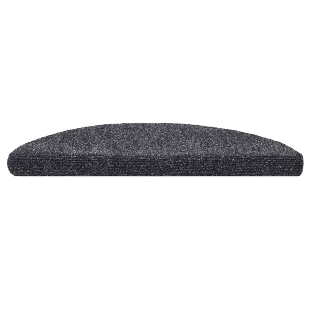 Stufenmatten Selbstklebend 15 Stk. 56x17x3 cm Hellbraun Halbrund