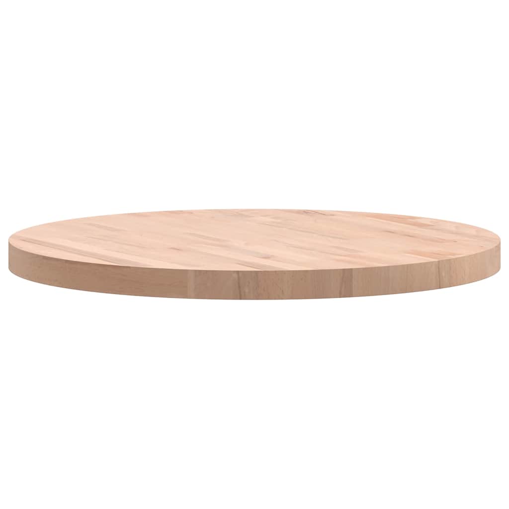 Tischplatte Ø30x1,5 cm Rund Massivholz Buche